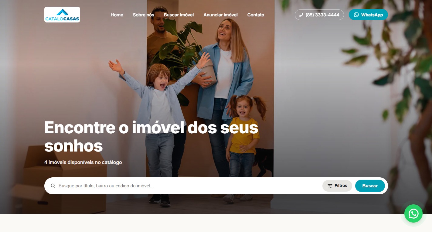 Site do Modelo 4 do Catalocasas